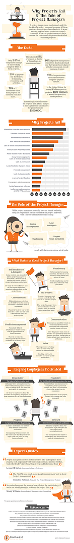Why projects fail and the role of project managers
